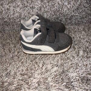 Puma Kids Charcoal Gray Sneakers